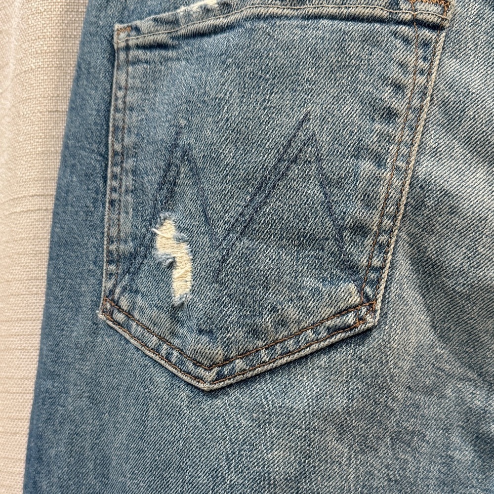 MOTHER The Flirt Cold Feet Denim Jeans Size 30 - Picture 7 of 16